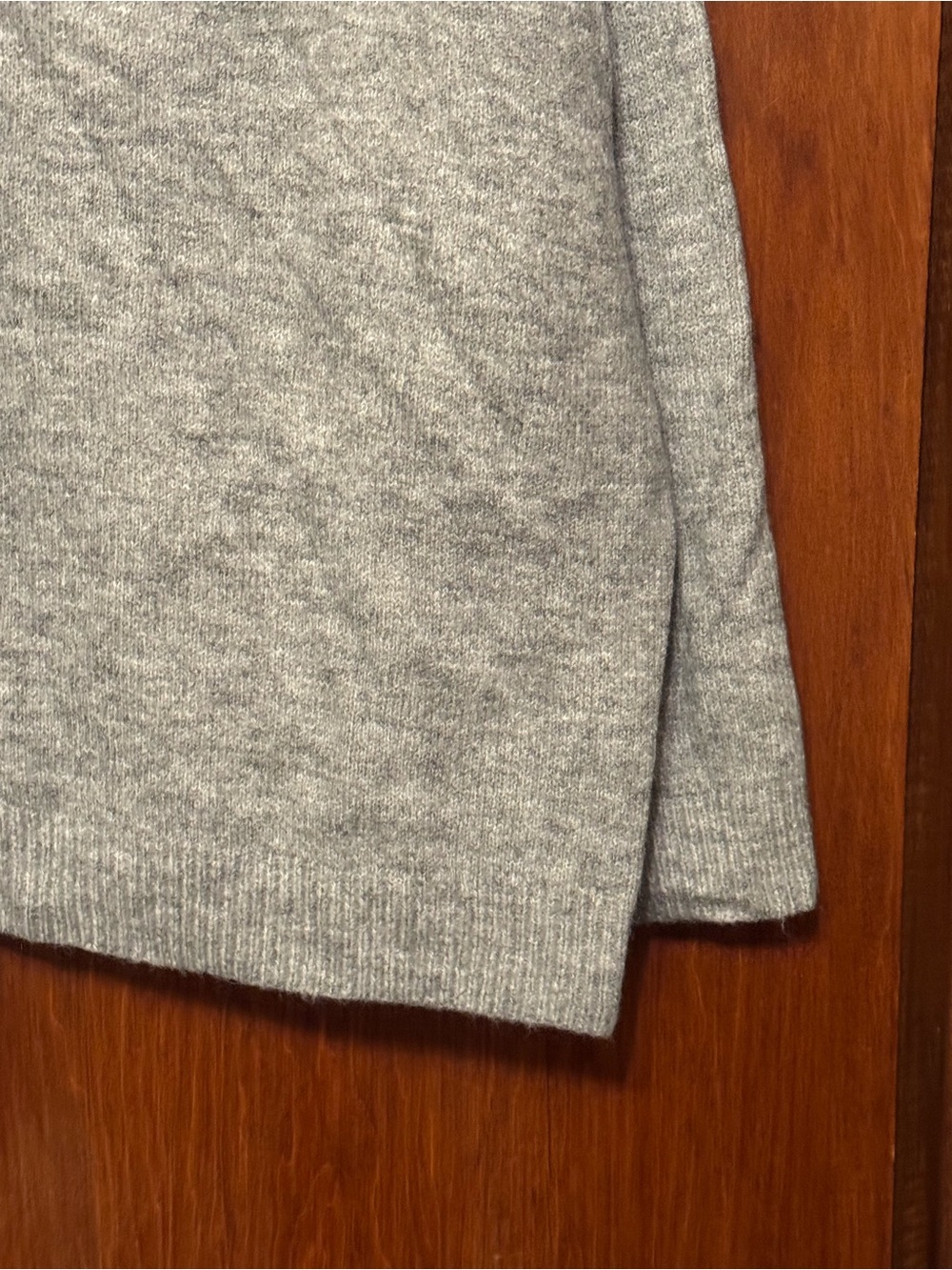 Women’s Plus Size Light Gray V-Neck Casual Sweater 4XL - Picture 2 of 5
